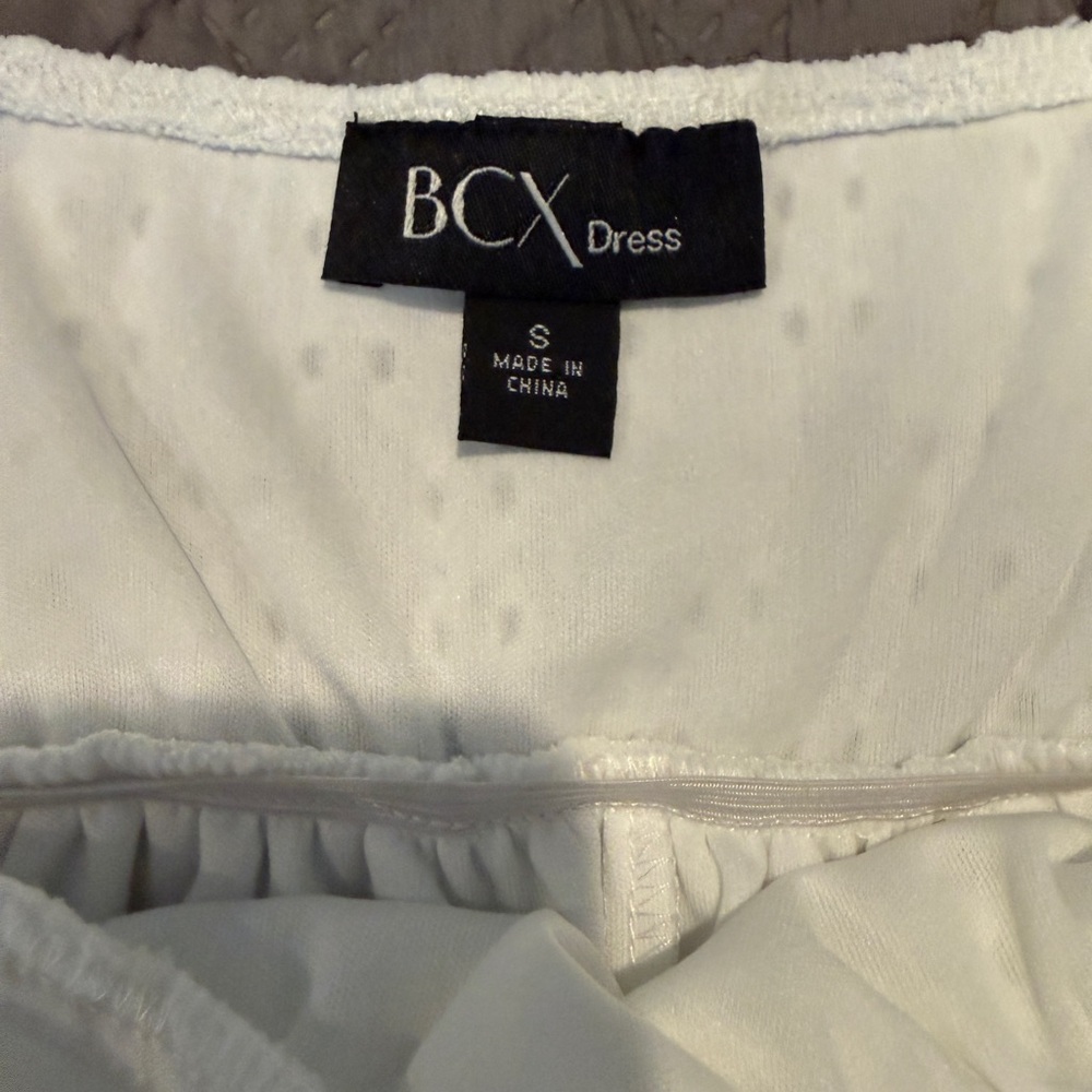 BCX Ivory Textured Dress